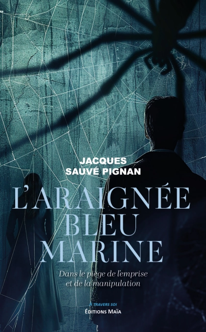 L'araignée bleue marine