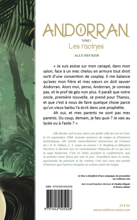 Andorran, Tome I, Les racines - Ally Becker