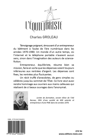 L’équilibriste, Sur le fil du rasoir - Charles Groleau