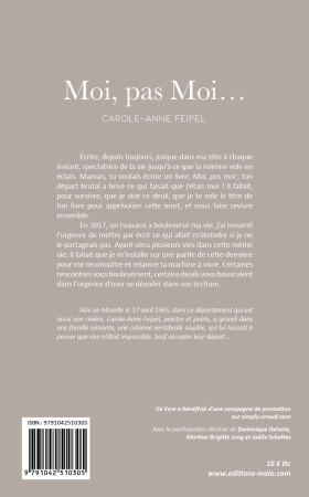 Moi, pas moi... - Carole-Anne Feipel
