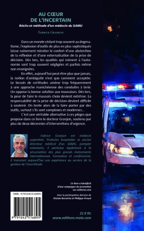 Au cœur de l’incertain, Récits et méthode d’un médecin du SAMU - Fabrice Granjon