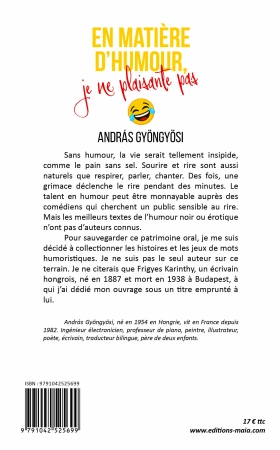 En matière d’humour, je ne plaisante pas - András Gyöngyösi