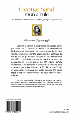 George Sand, mon aïeule (Françoise Degrandeffe)