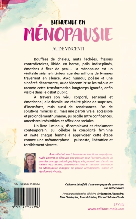 Bienvenue en Ménopausie (Aude Vincenti)
