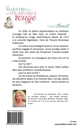 Le maestro et le Stradivarius rouge (Carol Benoit)