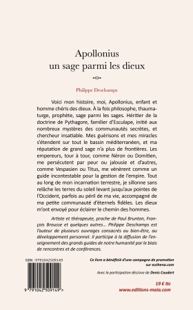 Apollonius, un sage parmi les Dieux - Philippe Deschamps