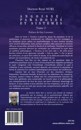 Angoisse, paradoxes et systèmes - Tome 2 - René Nuri