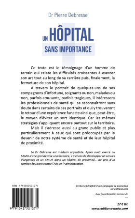 Un hôpital sans importance - Pierre Debresse
