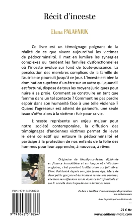 RECIT D’INCESTE - ELENA PALANIUK