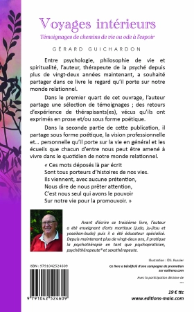 "VOYAGES INTÉRIEURS" Témoignages de chemins de vie ou ODE à l'Espoir (Gérard Guichardon)