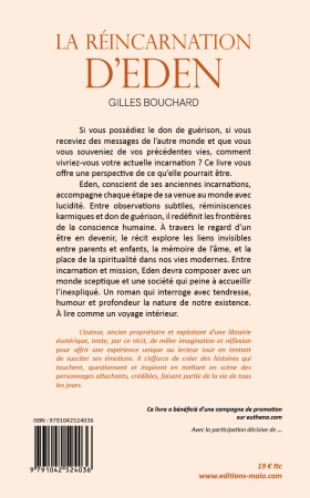 La réincarnation d’Eden (Gilles BOUCHARD)