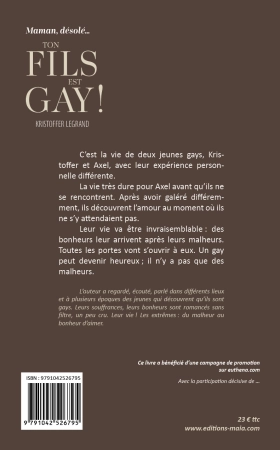 Maman…désolé. Ton fils est gay ! (Kristoffer Legrand)