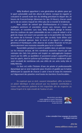 Même pas peur ! Une vie la course en tête - Willy Braillard