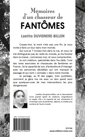 Mémoires d'un chasseur de fantômes - Laetitia Duvignere-Billon