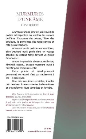 Murmures d’une âme (Elise DEQUERE)