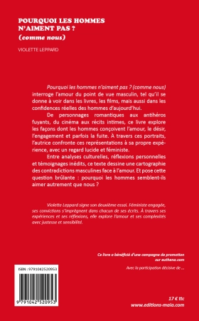 Pourquoi les hommes n’aiment pas ? (comme nous) - Violette Leppard