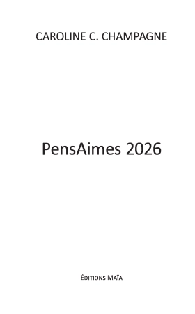 PensAimes 2026 (Caroline C. Champagne)
