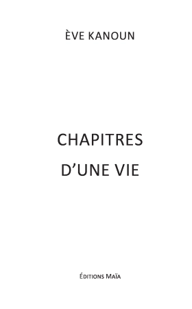 Chapitres d’Une Vie