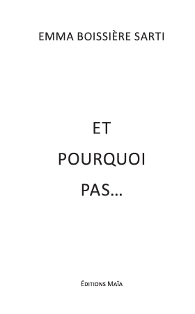 Et pourquoi pas...