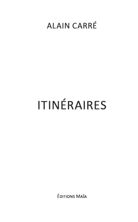 Itinéraires