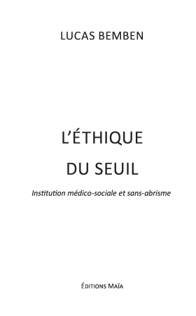 L’éthique du seuil