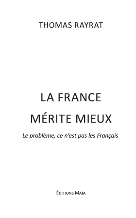 La France mérite mieux