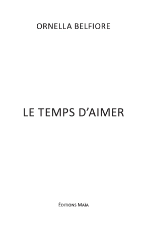 Le Temps d’Aimer