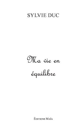 Ma Vie en Equilibre