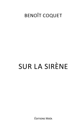 Sur la sirène